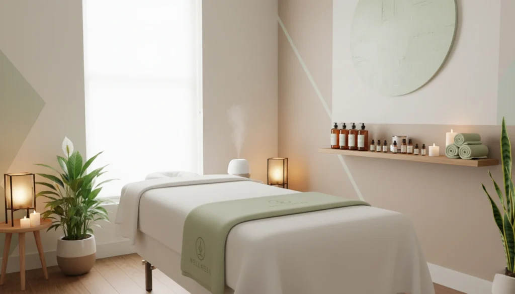 Relaxing Massage Therapy Room